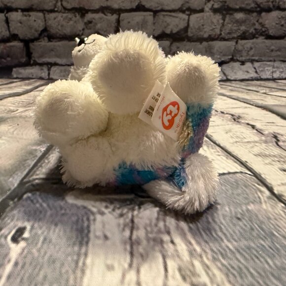 Ty Beanie Boos HELENA the Unicorn Husky Puppy Dog 6" H Rainbow Multicolor Soft - Picture 5 of 9